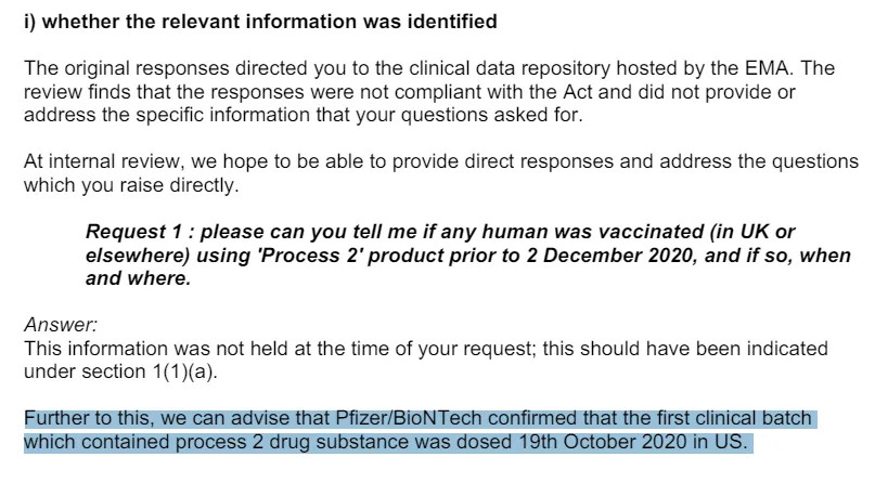 Randomization number chart showing Process 2 subjects in the 400002-401509 range