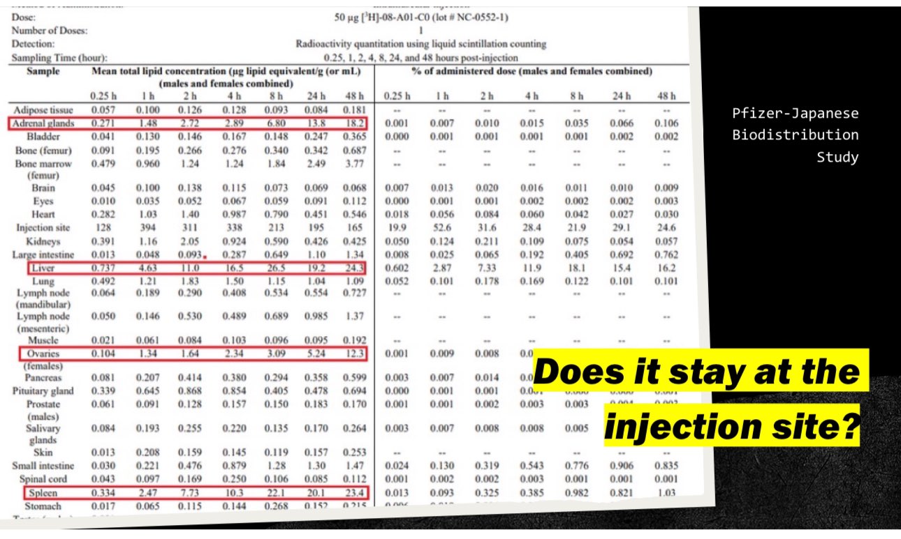 Injection Site vs Systemic Distribution